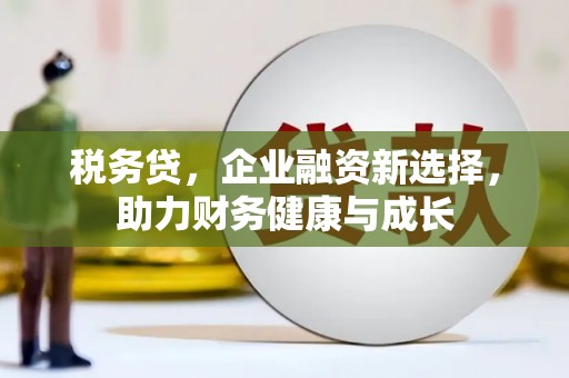 柳河税务贷，企业融资新选择，助力财务健康与成长